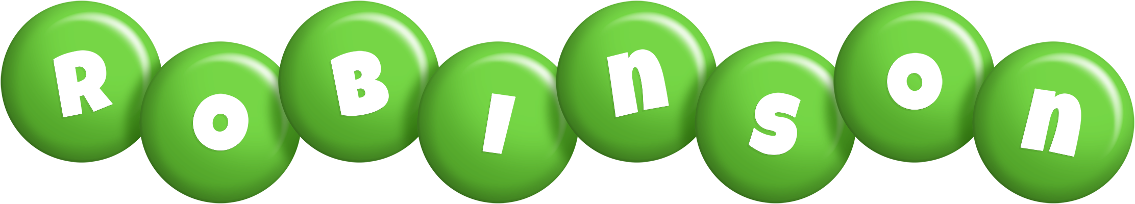 Robinson candy-green logo