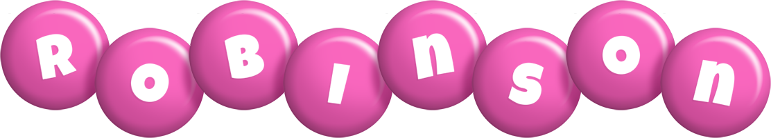 Robinson candy-pink logo