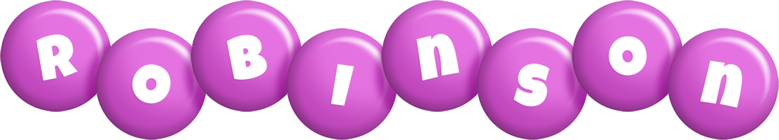 Robinson candy-purple logo