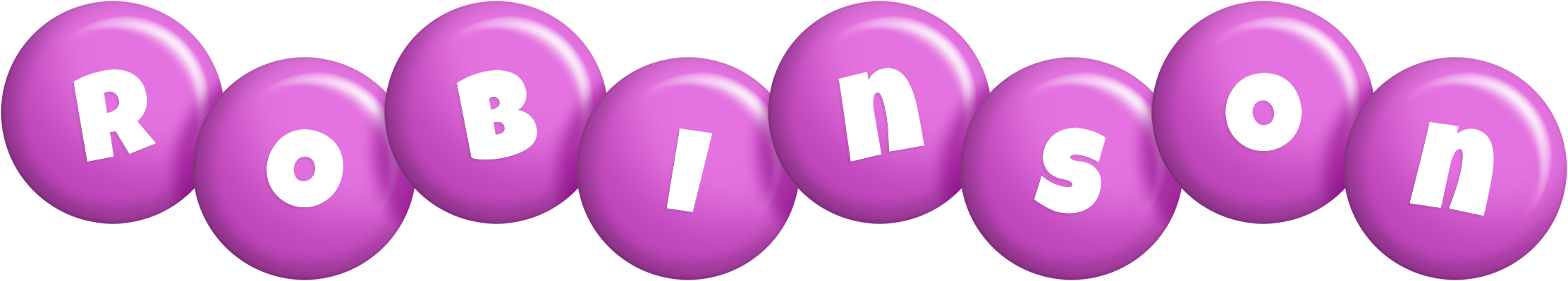 Robinson candy-purple logo