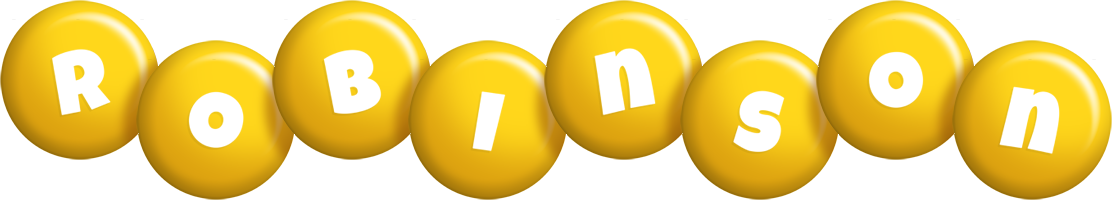 Robinson candy-yellow logo