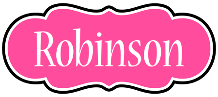 Robinson invitation logo