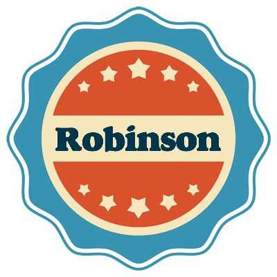 Robinson labels logo