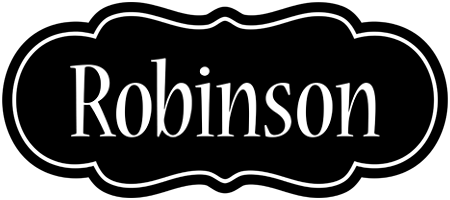 Robinson welcome logo