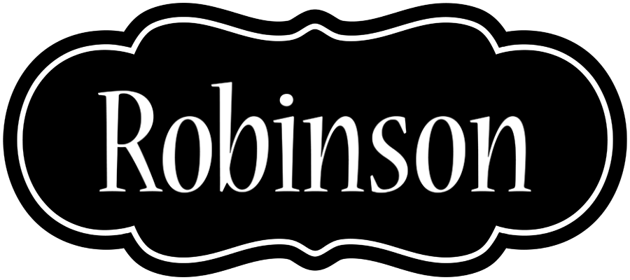 Robinson welcome logo