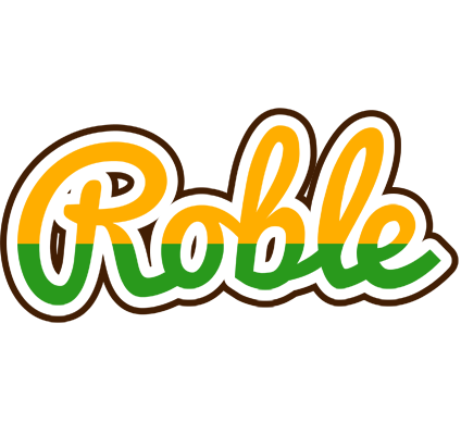 Roble banana logo