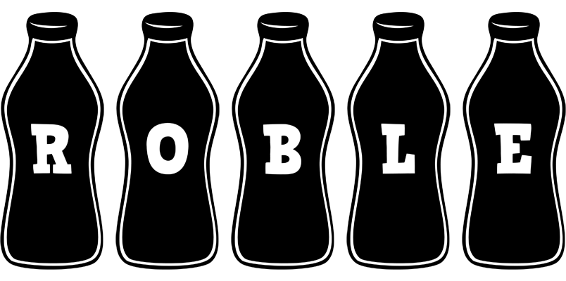 Roble bottle logo