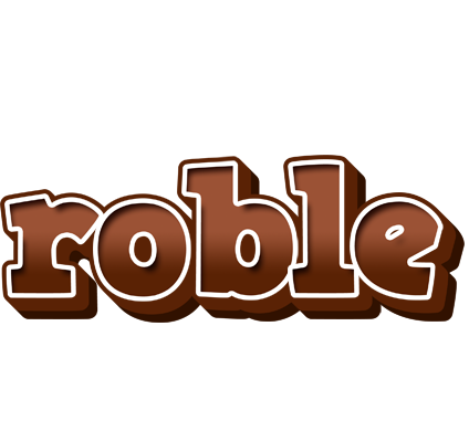 Roble brownie logo