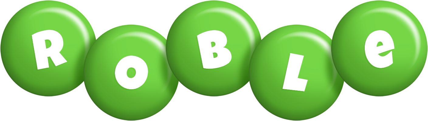 Roble candy-green logo