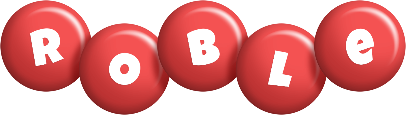 Roble candy-red logo