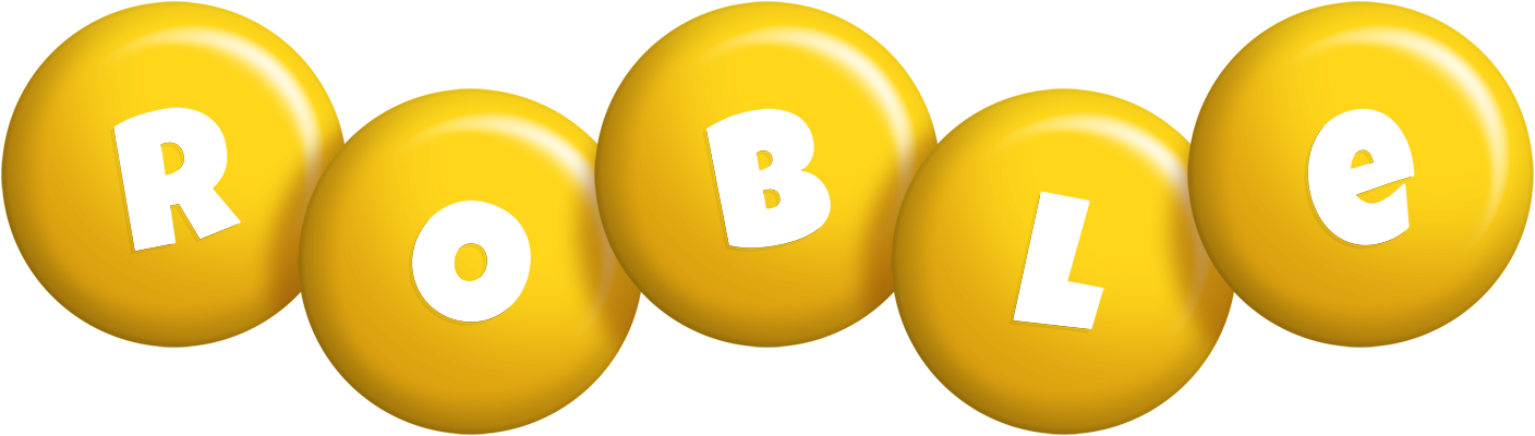 Roble candy-yellow logo