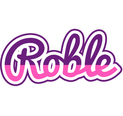 Roble cheerful logo