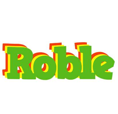 Roble crocodile logo