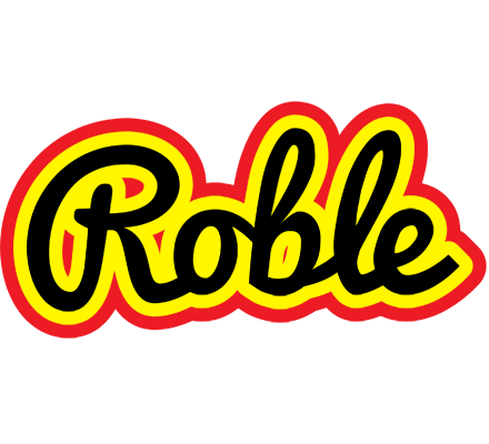 Roble flaming logo