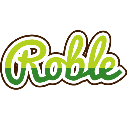 Roble golfing logo
