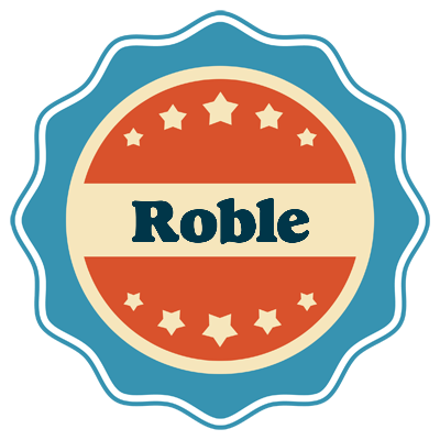 Roble labels logo