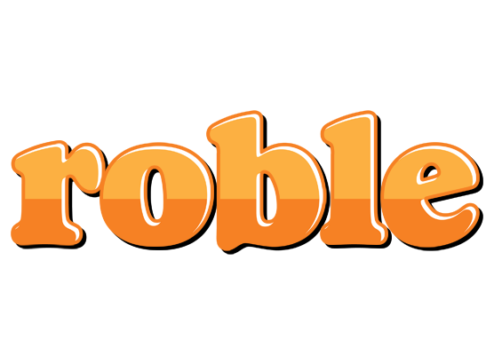 Roble orange logo