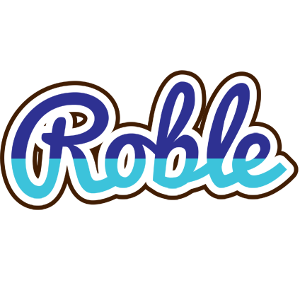 Roble raining logo