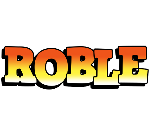 Roble sunset logo