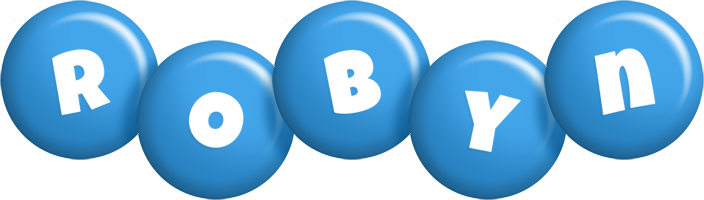 Robyn candy-blue logo