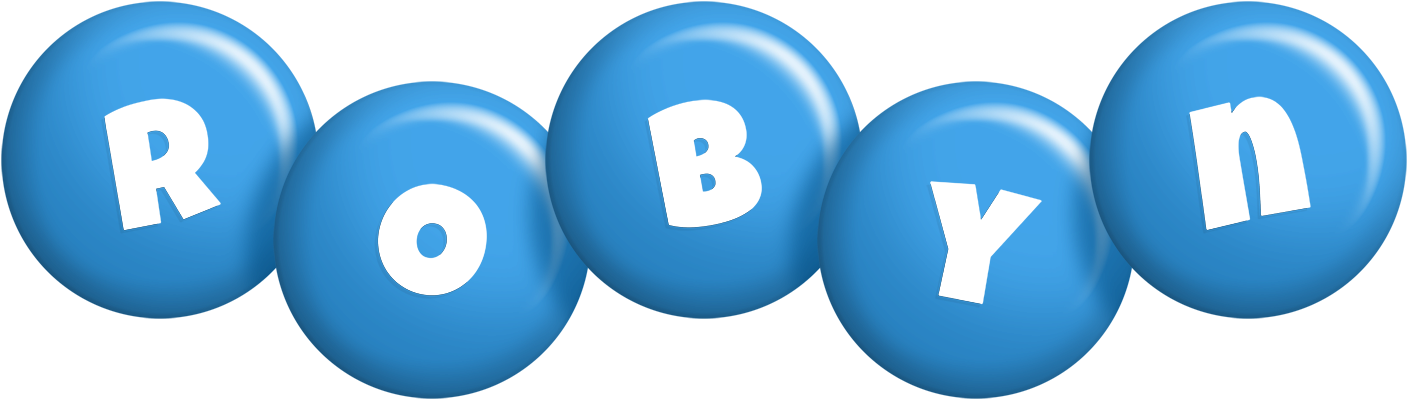 Robyn candy-blue logo