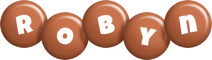 Robyn candy-brown logo