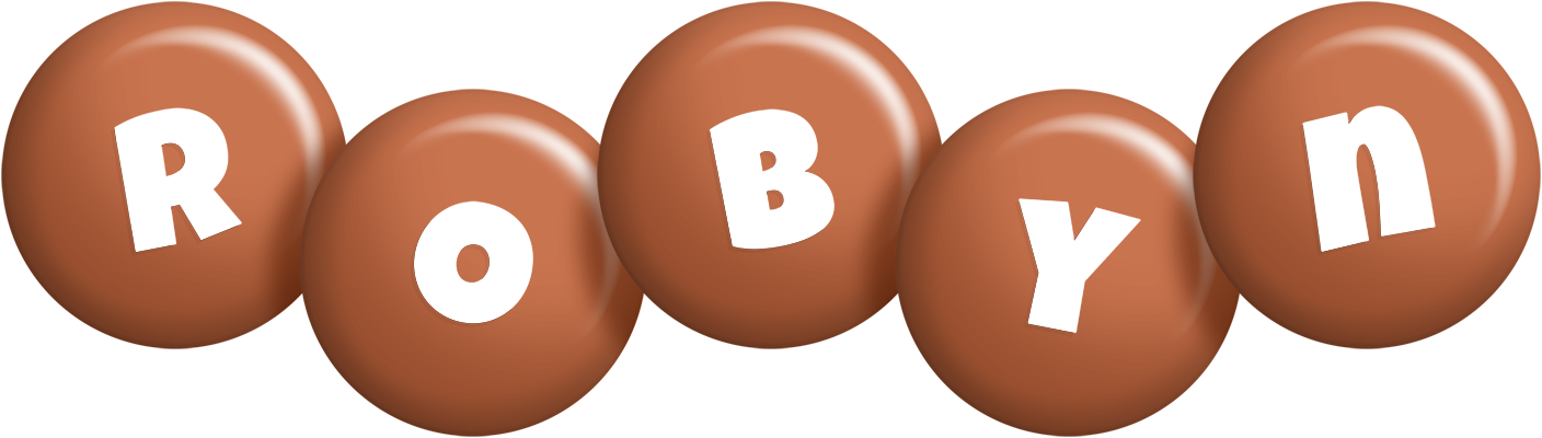 Robyn candy-brown logo