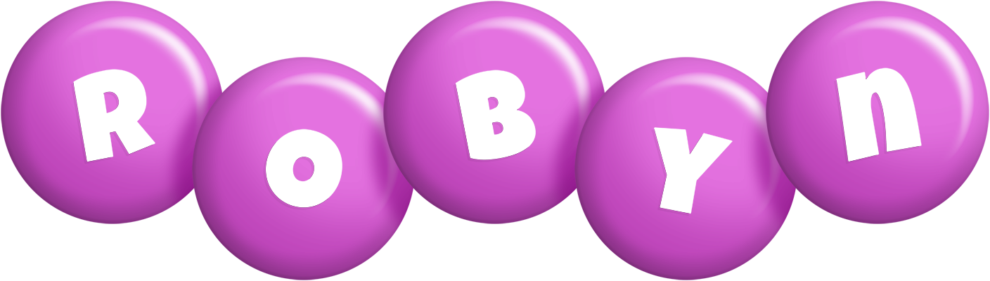 Robyn candy-purple logo