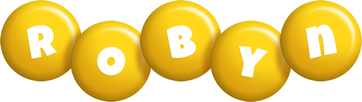 Robyn candy-yellow logo