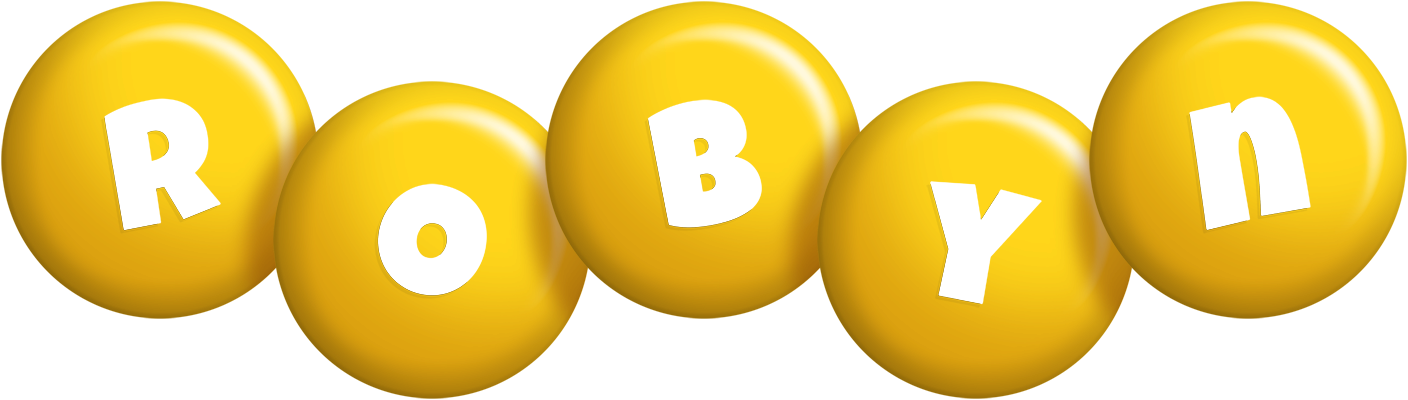 Robyn candy-yellow logo