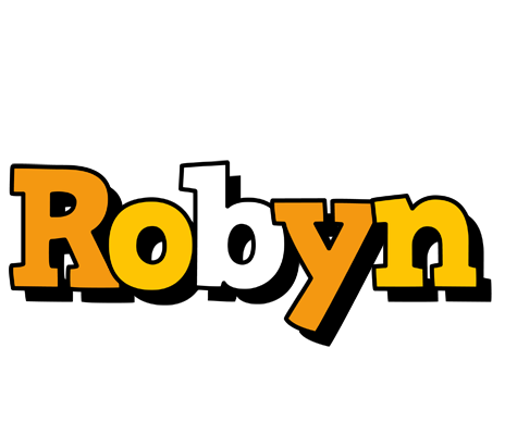 Robyn cartoon logo