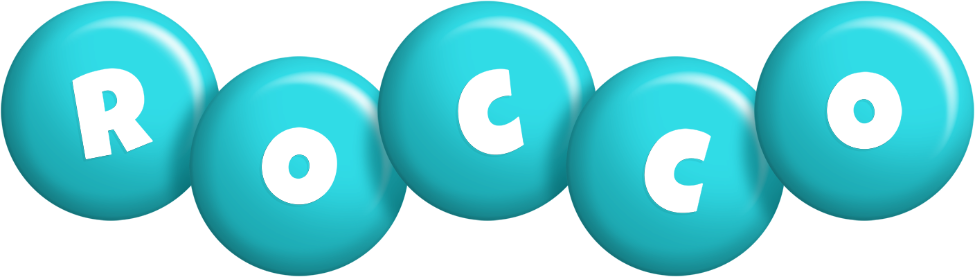 Rocco candy-azur logo