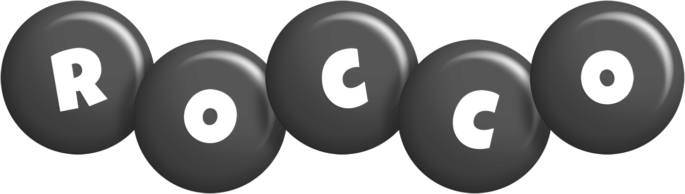 Rocco candy-black logo