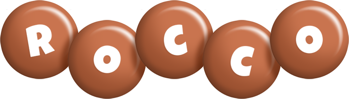 Rocco candy-brown logo