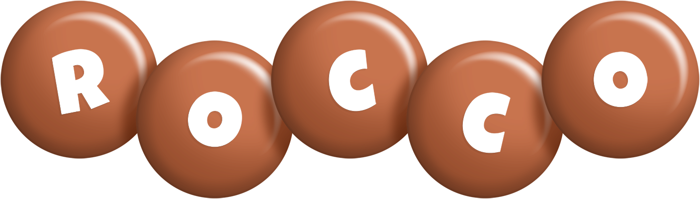 Rocco candy-brown logo