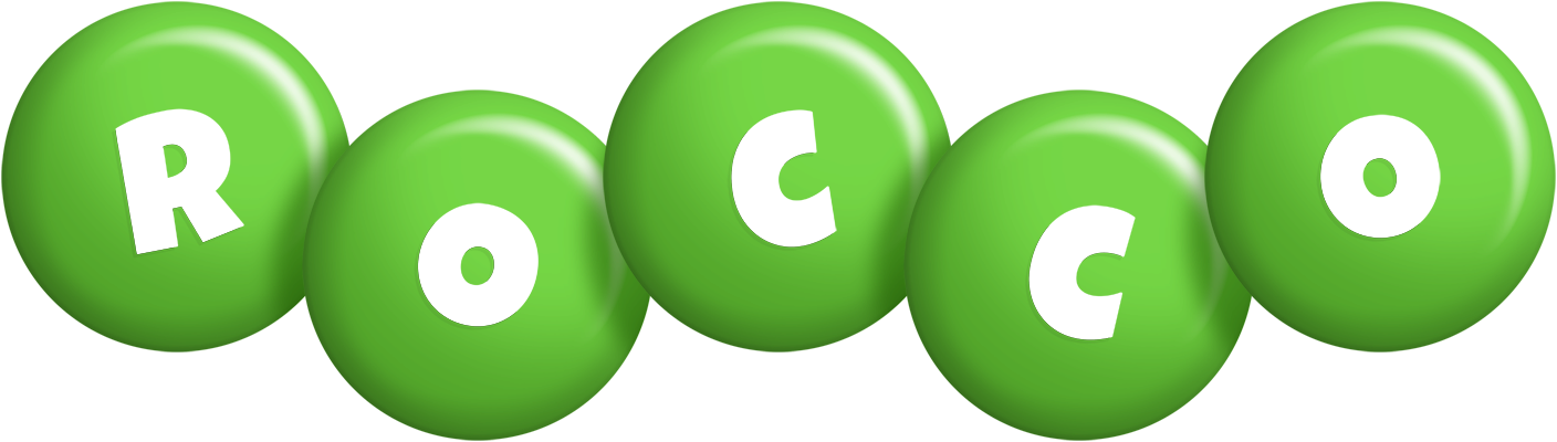 Rocco candy-green logo