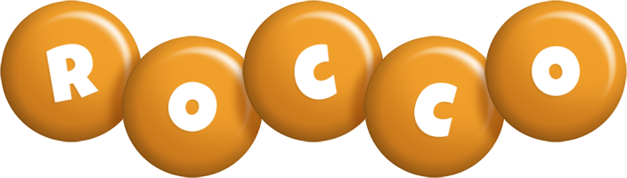 Rocco candy-orange logo