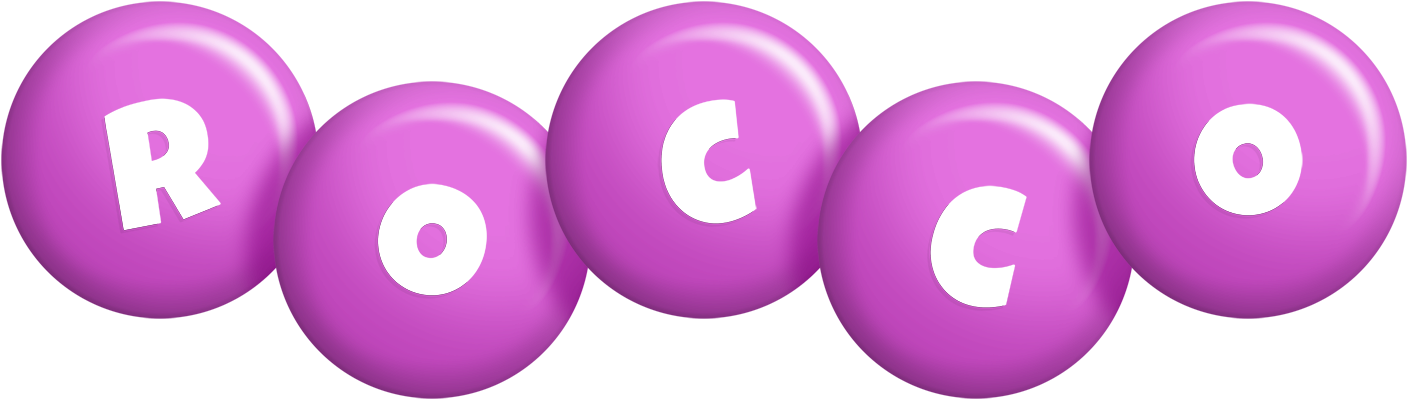 Rocco candy-purple logo