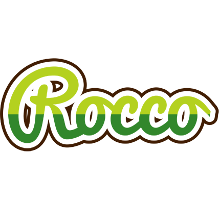 Rocco golfing logo