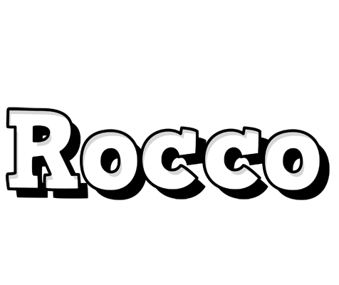 Rocco snowing logo