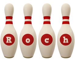 Roch bowling-pin logo