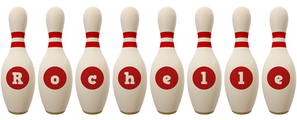 Rochelle bowling-pin logo