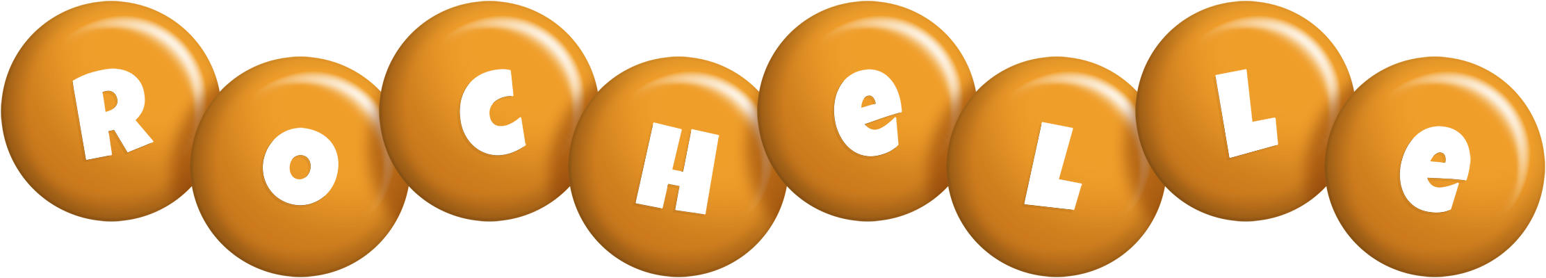 Rochelle candy-orange logo