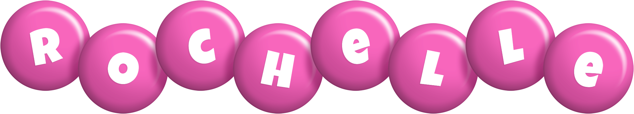 Rochelle candy-pink logo