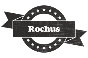 Rochus grunge logo