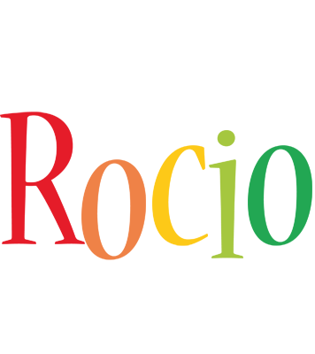 Rocio birthday logo