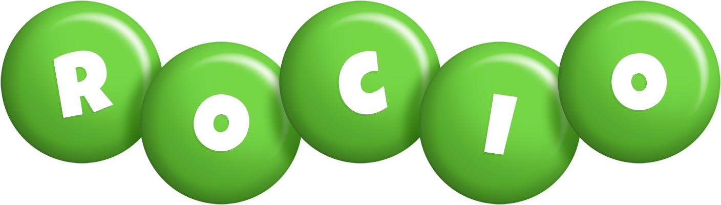 Rocio candy-green logo