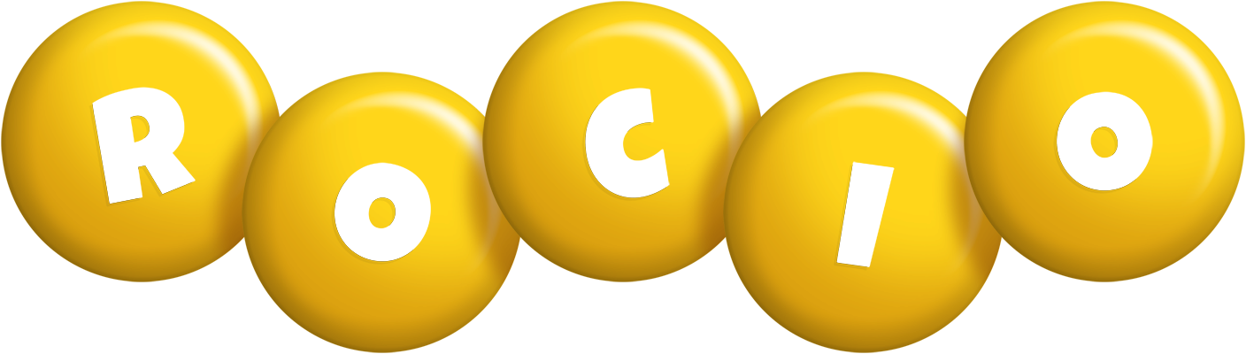 Rocio candy-yellow logo