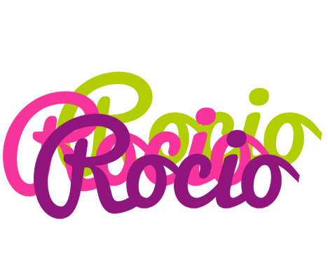 Rocio flowers logo