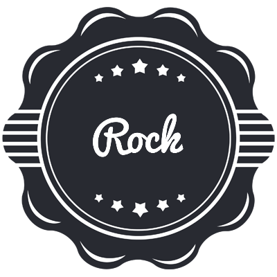 Rock badge logo